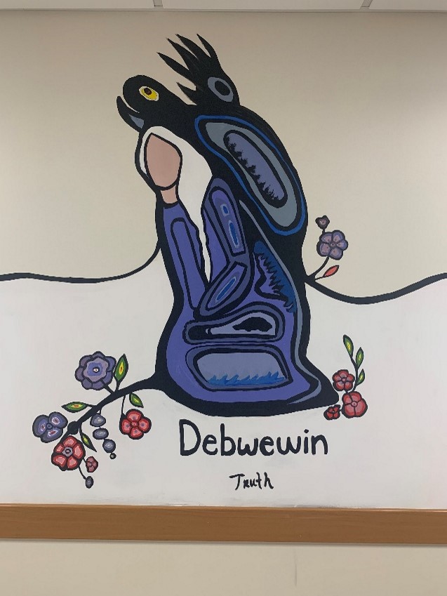 Artwork of debwewin (truth)