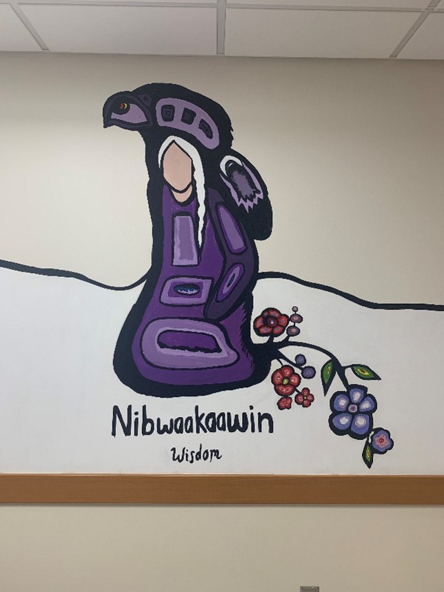Artwork of nibwaakaawin (wisdom)