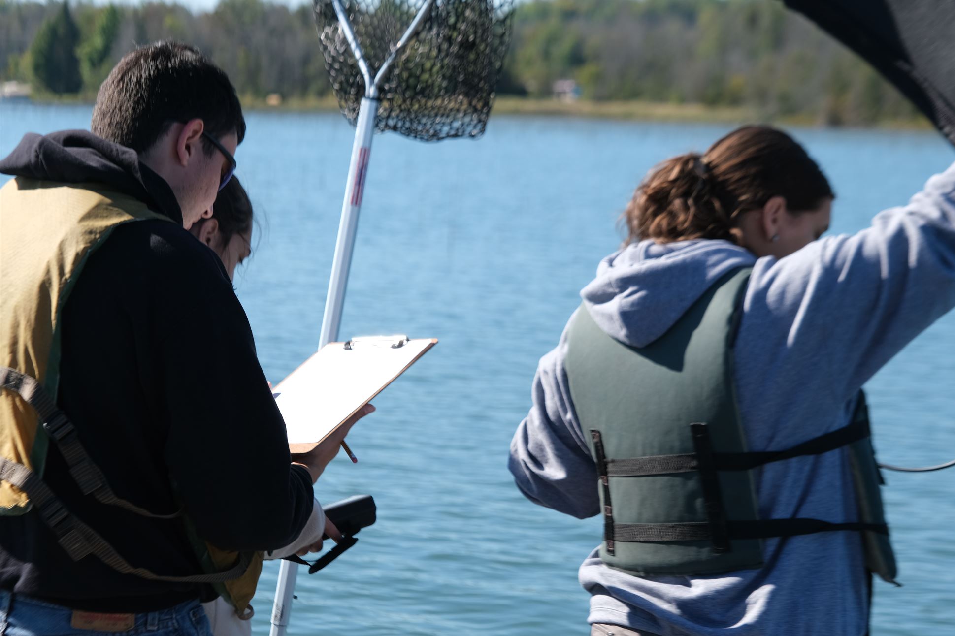 BMCC Students Testing Water Quality